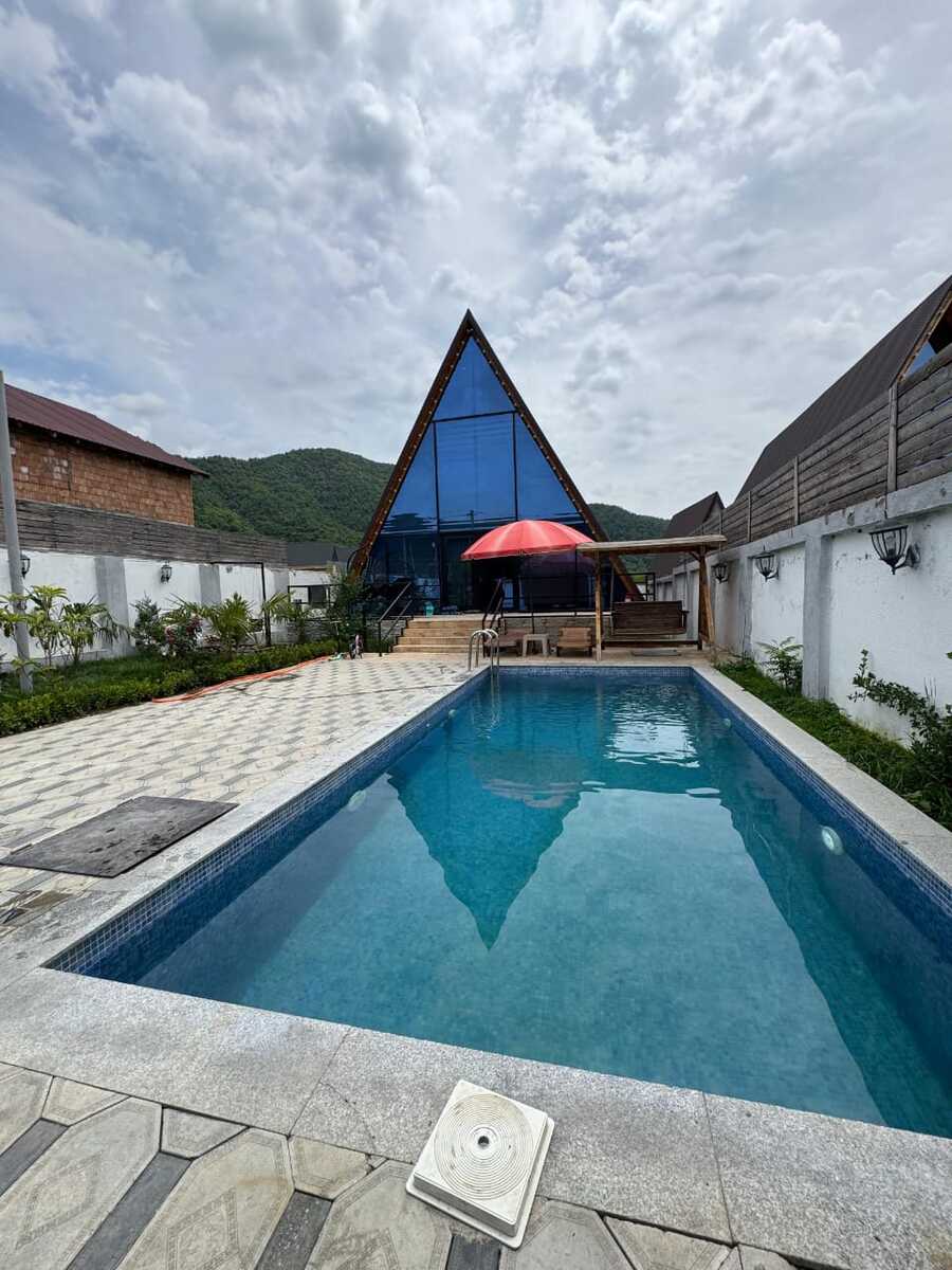 İcarəyə verilir 4 otaqlı həyət evi/bağ evi 220 m² — Ev, villa, Qəbələ (8)