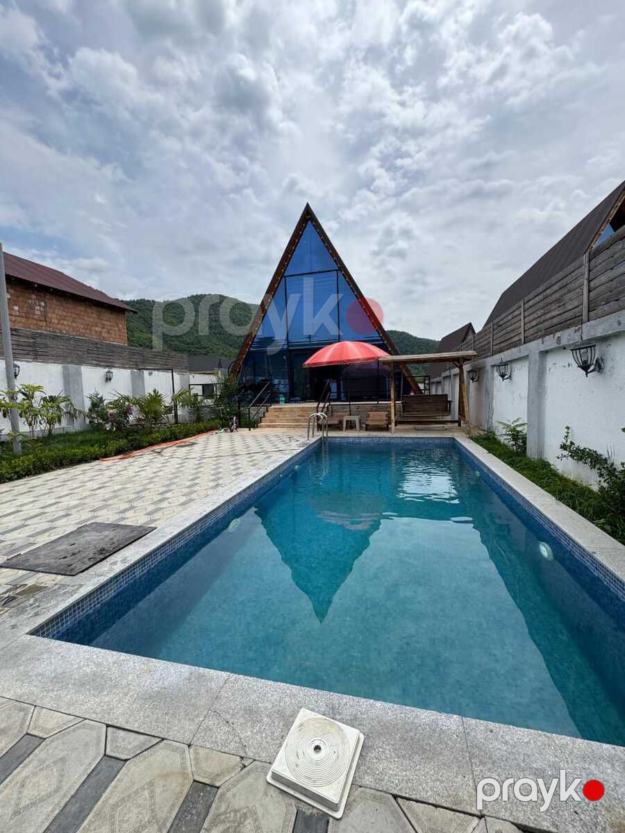 İcarəyə verilir 4 otaqlı həyət evi/bağ evi 220 m² — Ev, villa, Qəbələ (8)