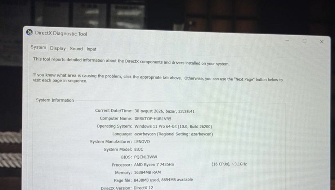 Noutbuk Lenovo — Elektronika, Bakı (5)