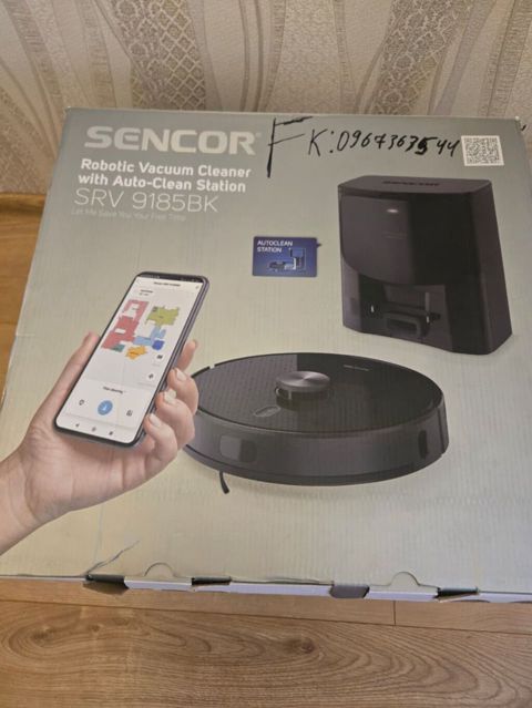 Sencor SRV 9185BK robot tozsoran satılır. Məhsul yenidir, istifadə — Bakı