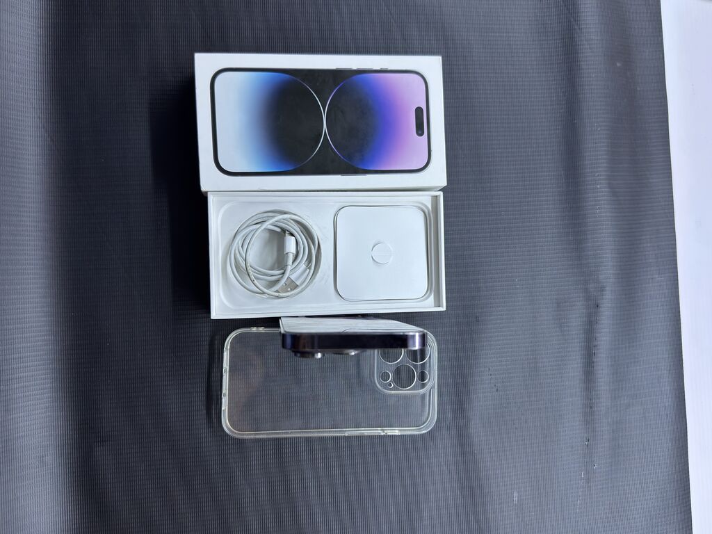 IPhone 14 Pro, 256 GB, Deep Purple, Zəmanət, Face ID, Sənədlərlə — Apple iPhone, Bakı (6)