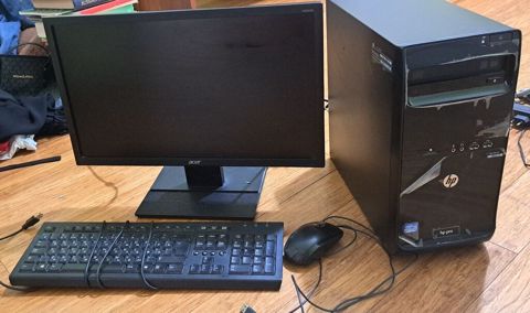 Masaüstü kompüter dəsti – HP Pro sistem bloku + Acer monitor + — Bakı
