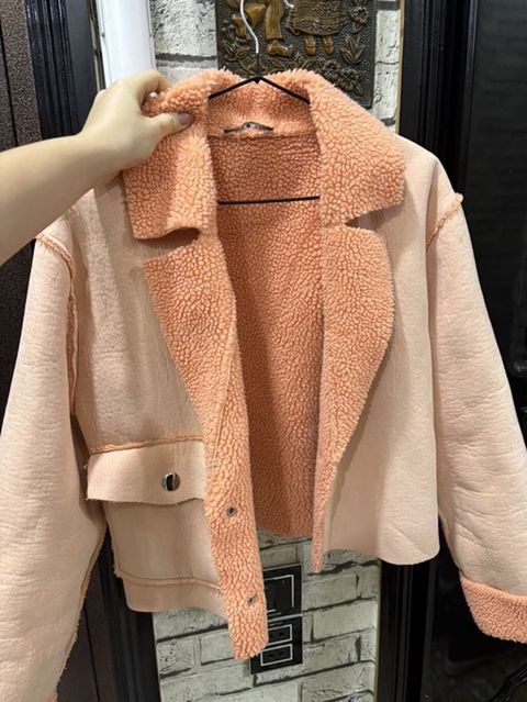 S/m razmer 1 dəfə geyinilib Qadınlar üçün qısa kürk astarlı jaket — Bakı