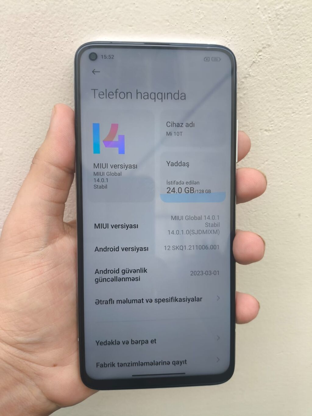 Xiaomi Mi 10T, rəng - Gümüşü, Barmaq izi — Xiaomi, Bakı (7)