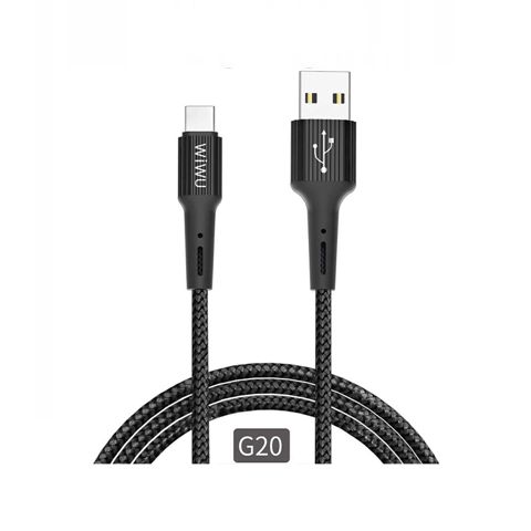 Wiwu USB Type-C Kabel 1.2M Gear G20 Black — Bakı