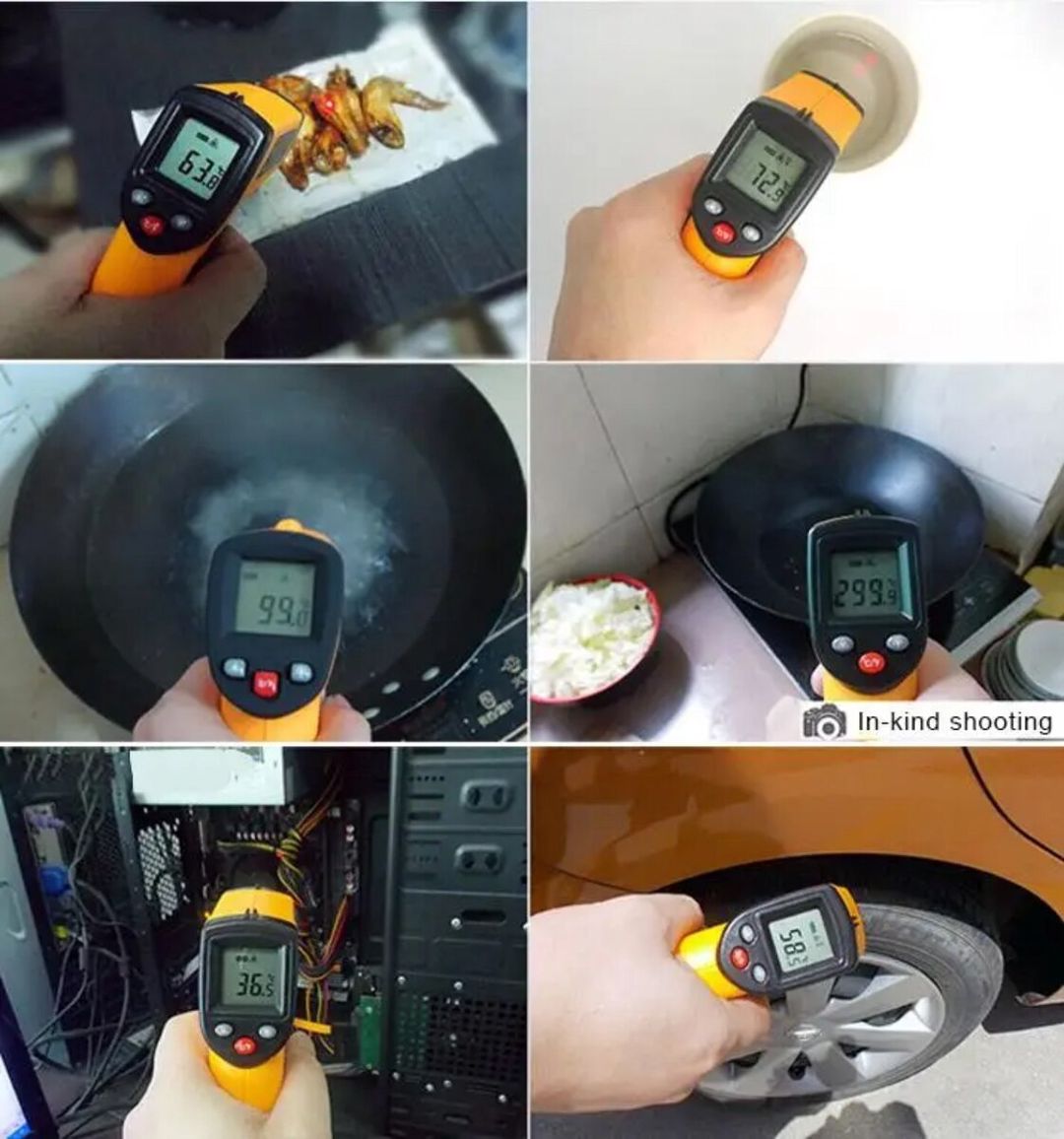 Lazer termometr "GM-600C" — Təmir və inşaat, Bakı (6)