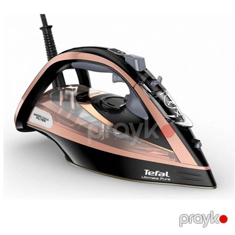 Ütü Tefal Ultimate Pure FV9845 Durilium Airglide Autoclean 3200W Qızılı 1830006927 — Bakı