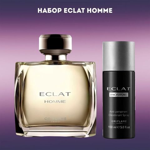 Dest Eclat Homme Oriflame.Etir 75 ml.,beden spreyi 150 ml — Novxanı