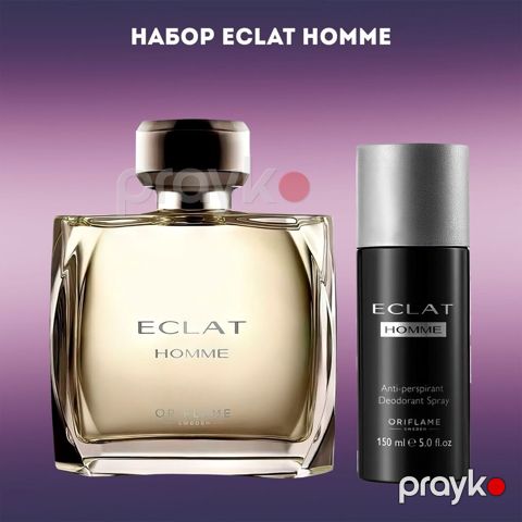 Dest Eclat Homme Oriflame.Etir 75 ml.,beden spreyi 150 ml — Novxanı