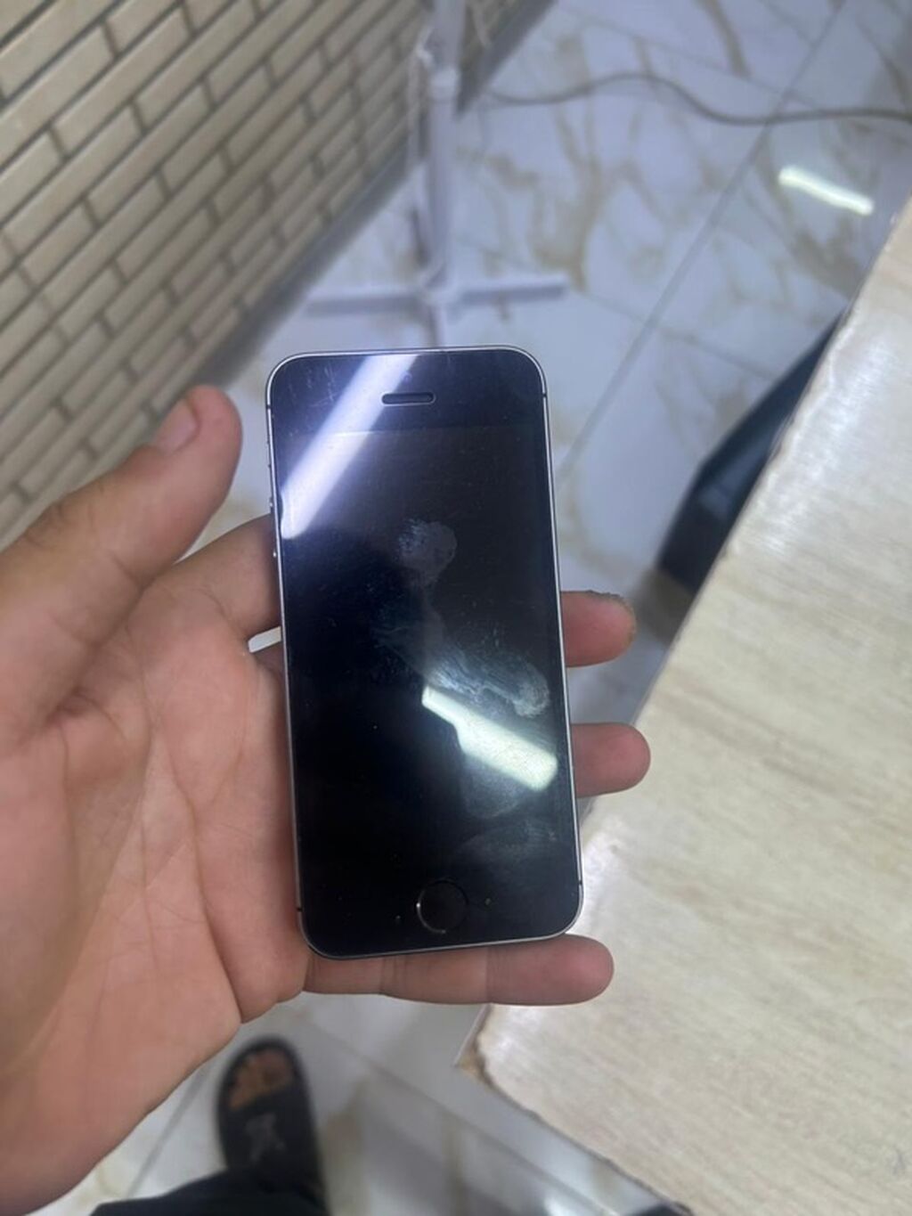 iPhone 5s, Space Gray, barmaq izi oxuyucusu — Apple iPhone, Lənkəran (4)