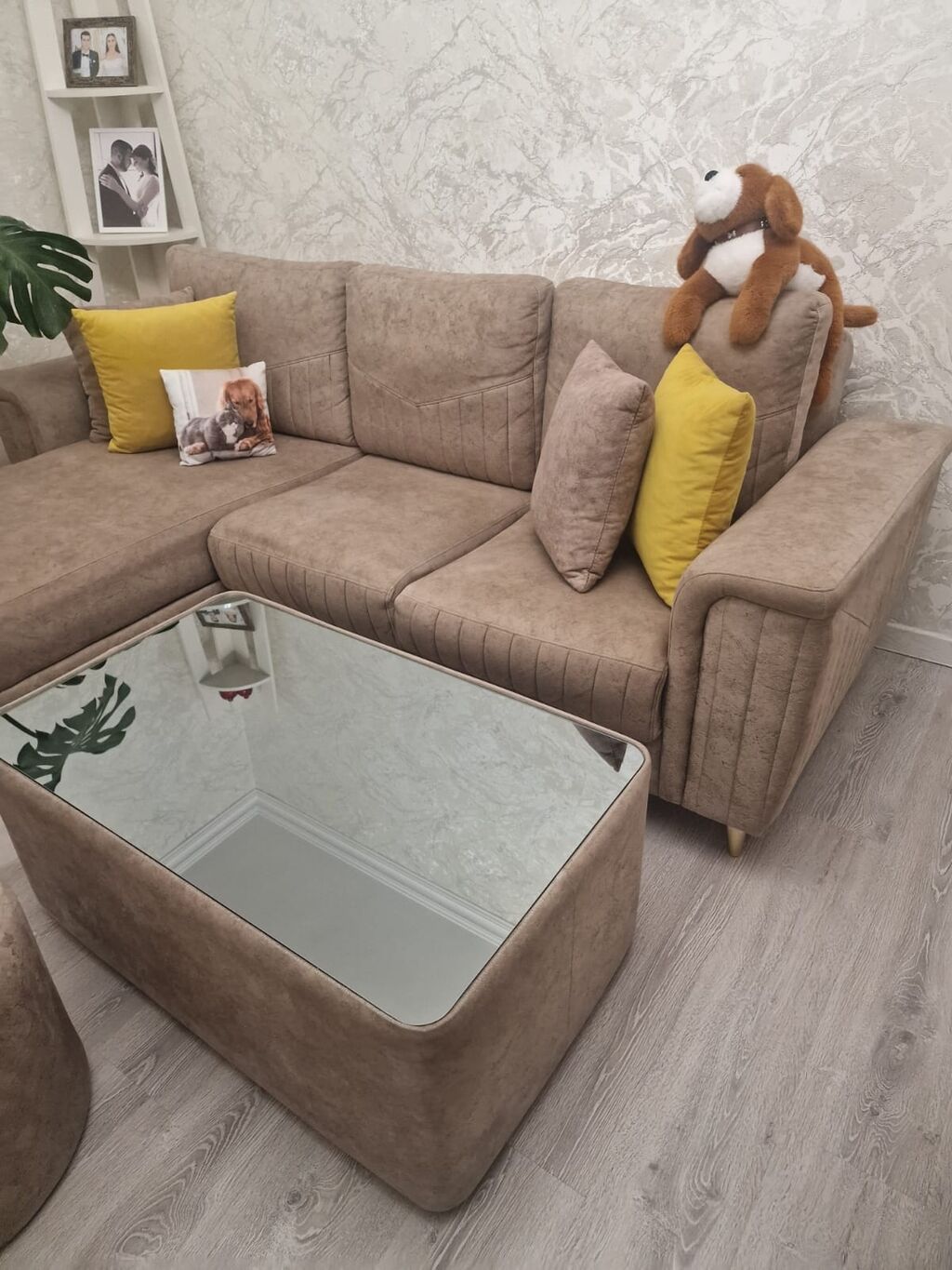 İşlənmiş, Künc divan, Qonaq otağı üçün, Açılmayan — Mebel, Bakı (2)
