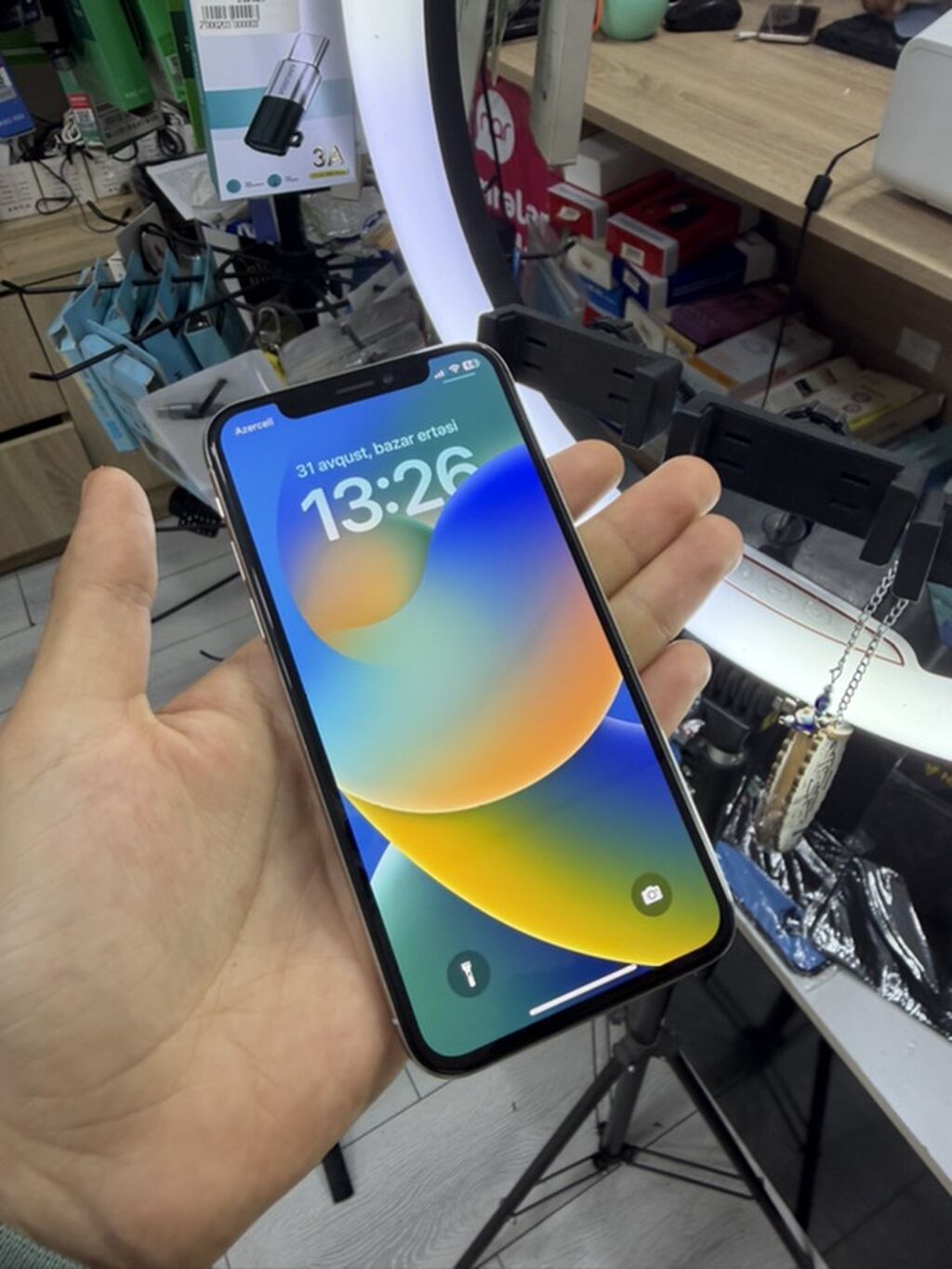 IPhone X, 64 GB, Gümüşü — Apple iPhone, Bakı