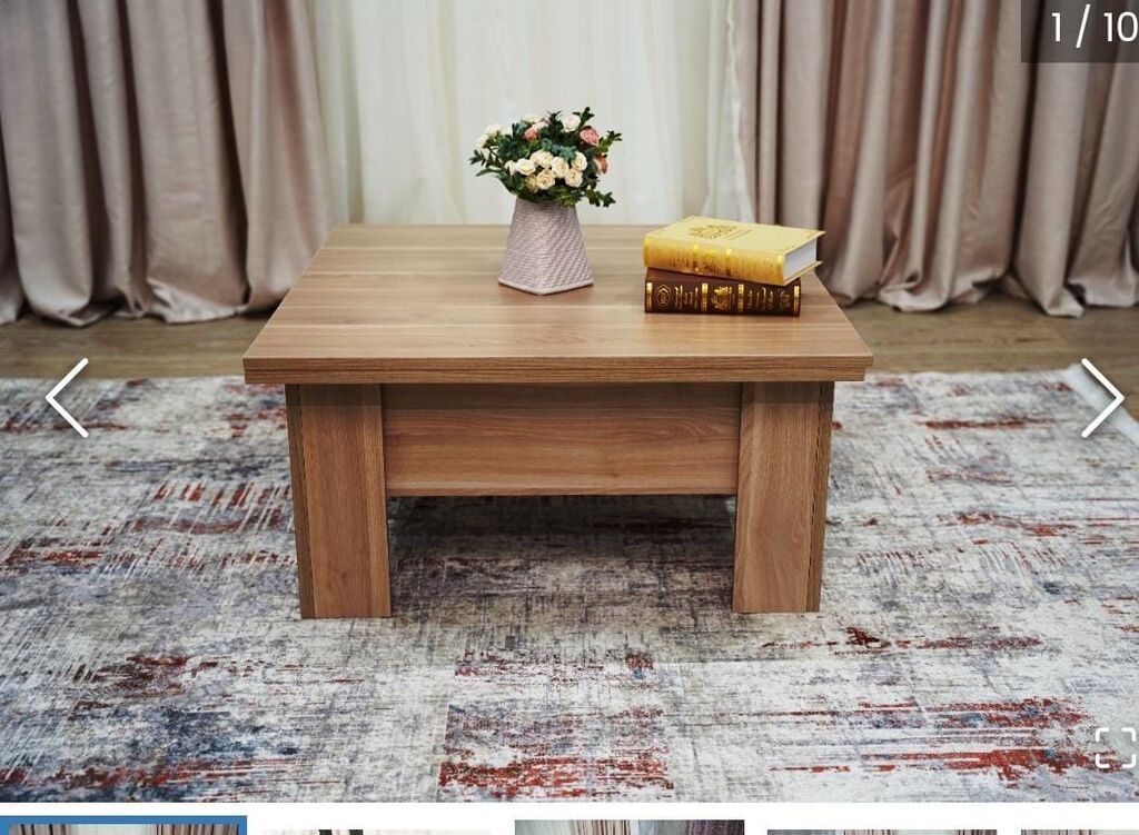 Jurnal masası, Yeni, Açılan, Kvadrat masa — Masalar, Bakı (2)