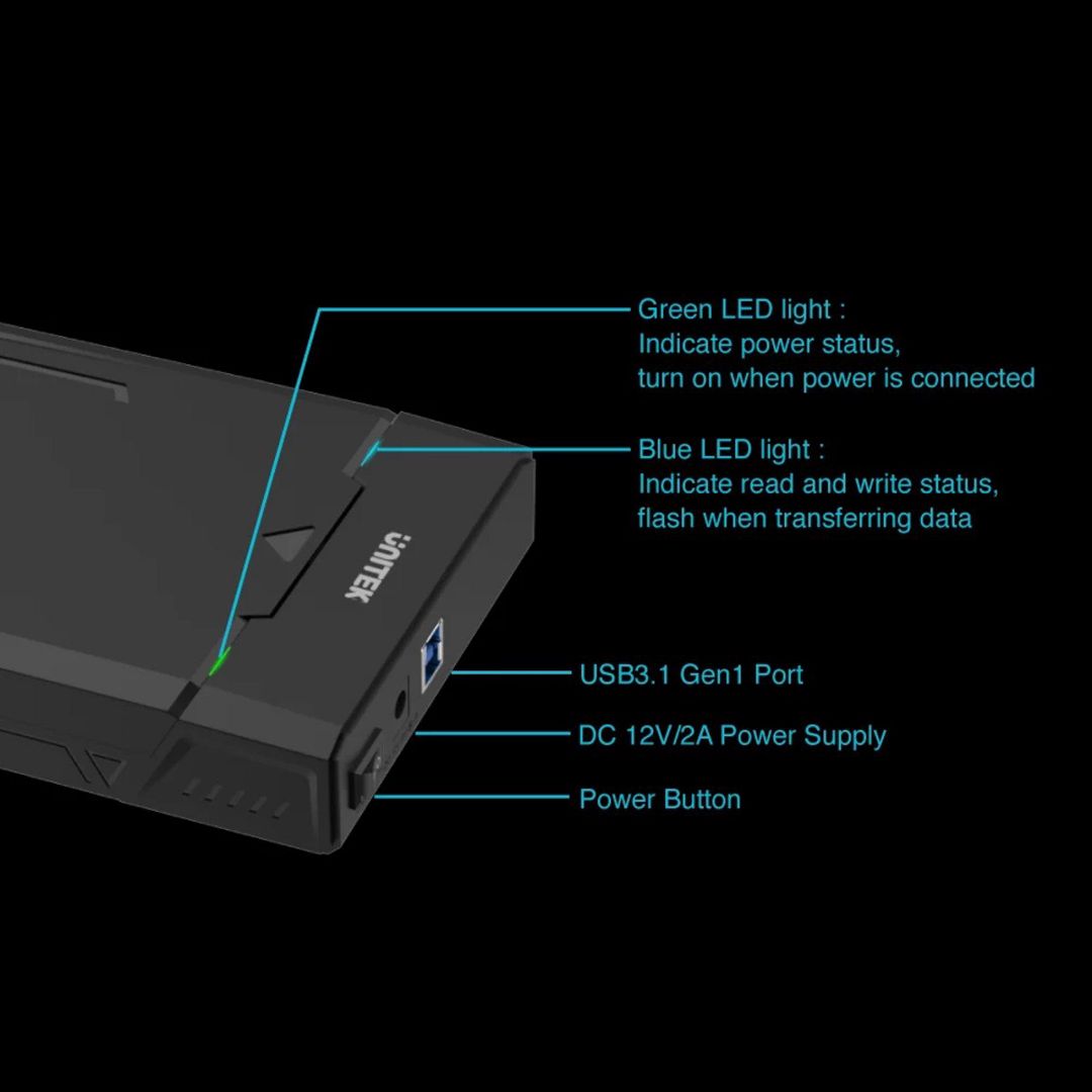 Unitek 2.5" Sata III üçün Usb-c korpusu — Elektronika, Bakı (6)