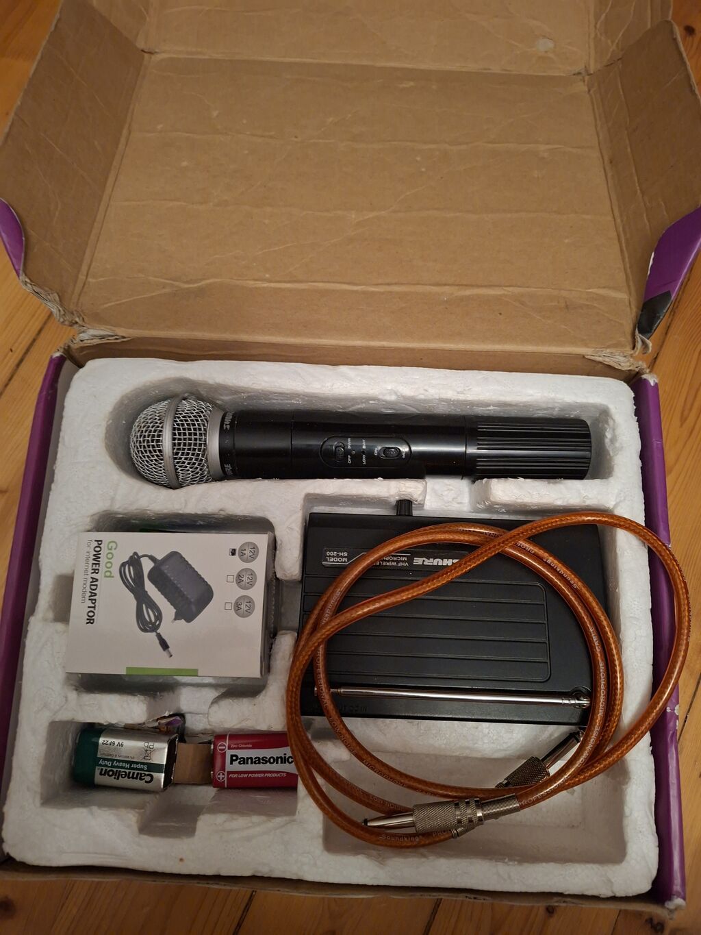 Shure SH-200 simsiz mikrofon sistemi Komplekt: - Simsiz əl mikrofonu — Elektronika, Digah (5)