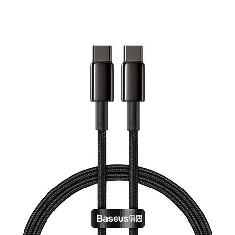 Baseus Type-c↔type-c Kabel 1M Tungste 100W Black — Bakı