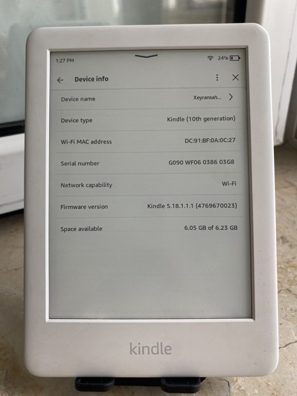 Amazon Kindle (10-cu nəsil) elektron oxu kitabı. Məhsulun qutusu — Elektron kitablar, Bakı (4)