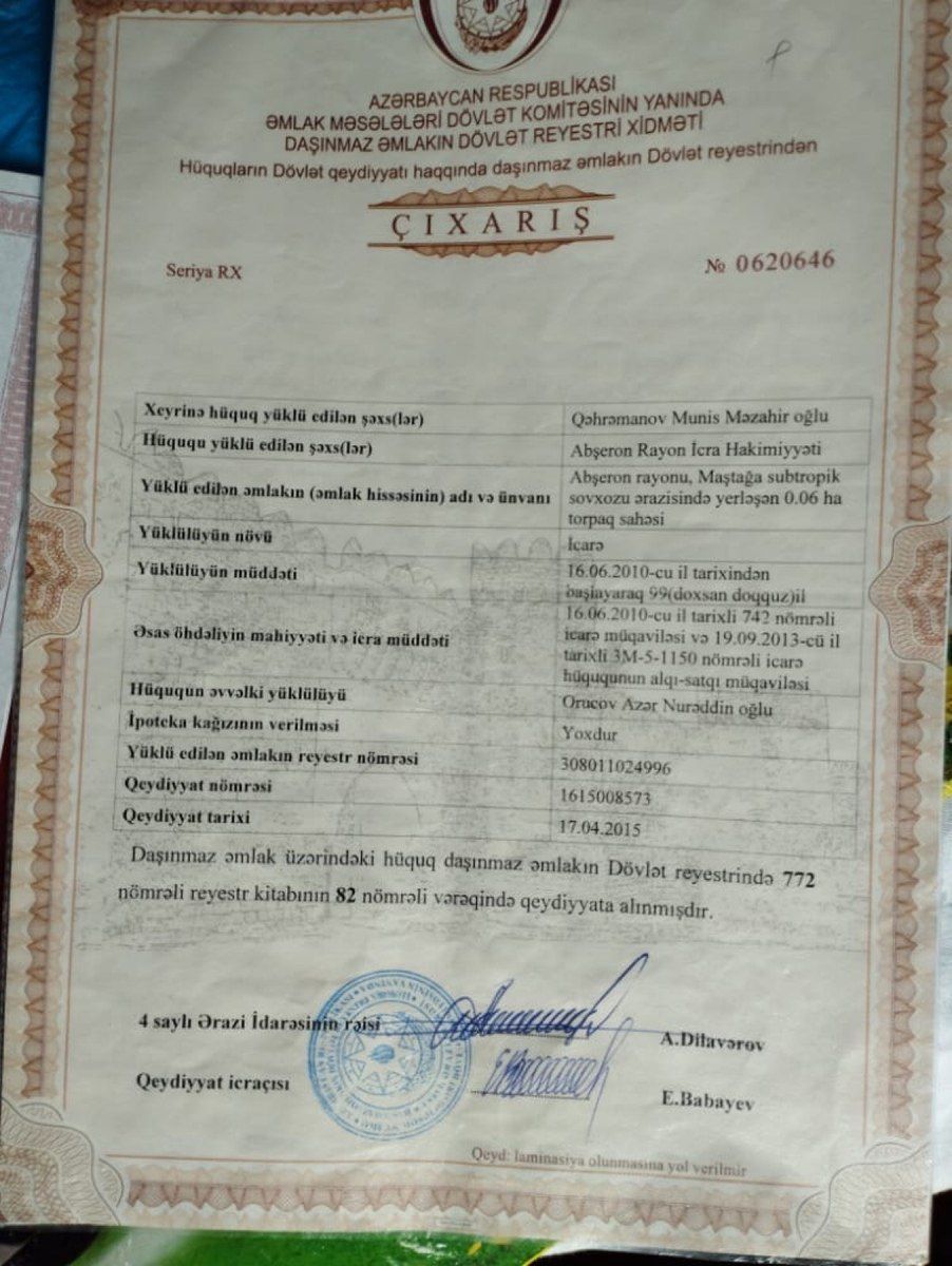 6 sot torpaq sahəsi, Ramana qəs — Torpaq, Bakı (11)