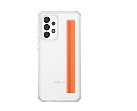 Keys Samsung Galaxy A33 5G Slim Strap Clear View (Şəffaf) — Bakı