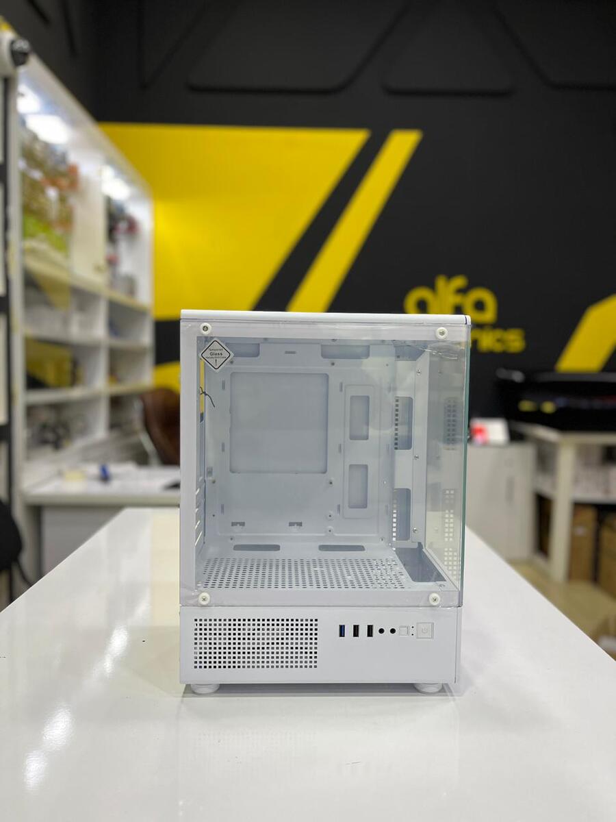 Aquarium Case Ruix X1 Mona M-Atx White — Elektronika, Bakı (8)