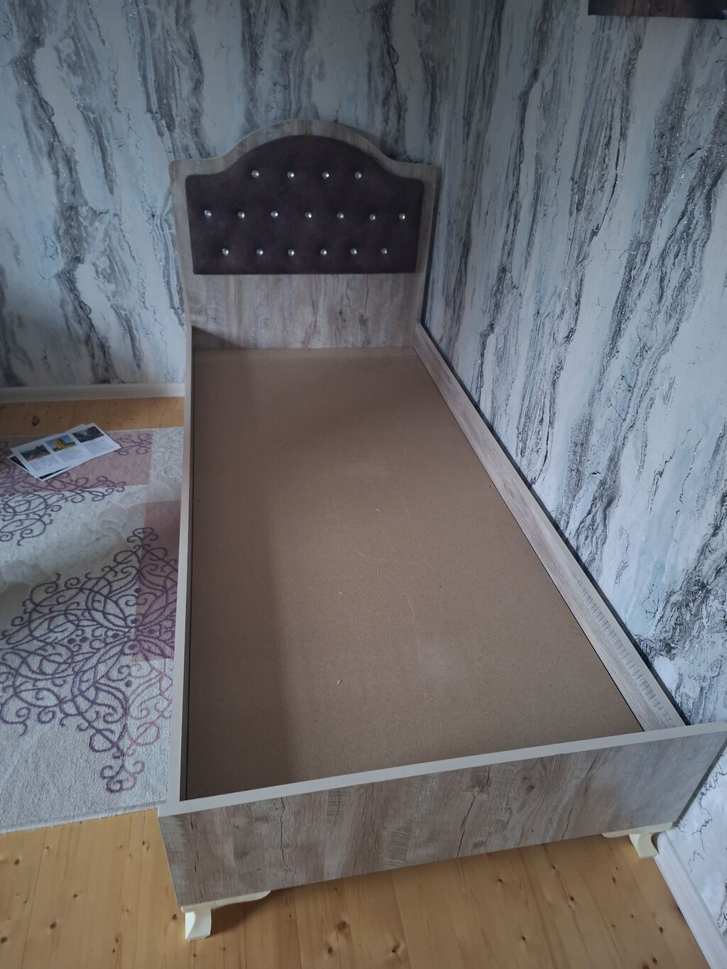 Yeni, Təknəfərlik çarpayı, Bazasız, Matras ilə, Siyirməsiz — Mebel, Digah (2)