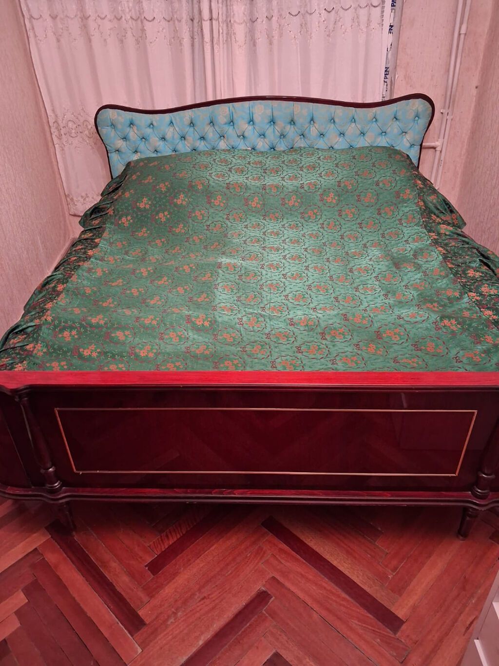 Klassik yataq otağı dəsti - Material: təbii ağac və cilalı şpon — Mebel, Bakı (2)