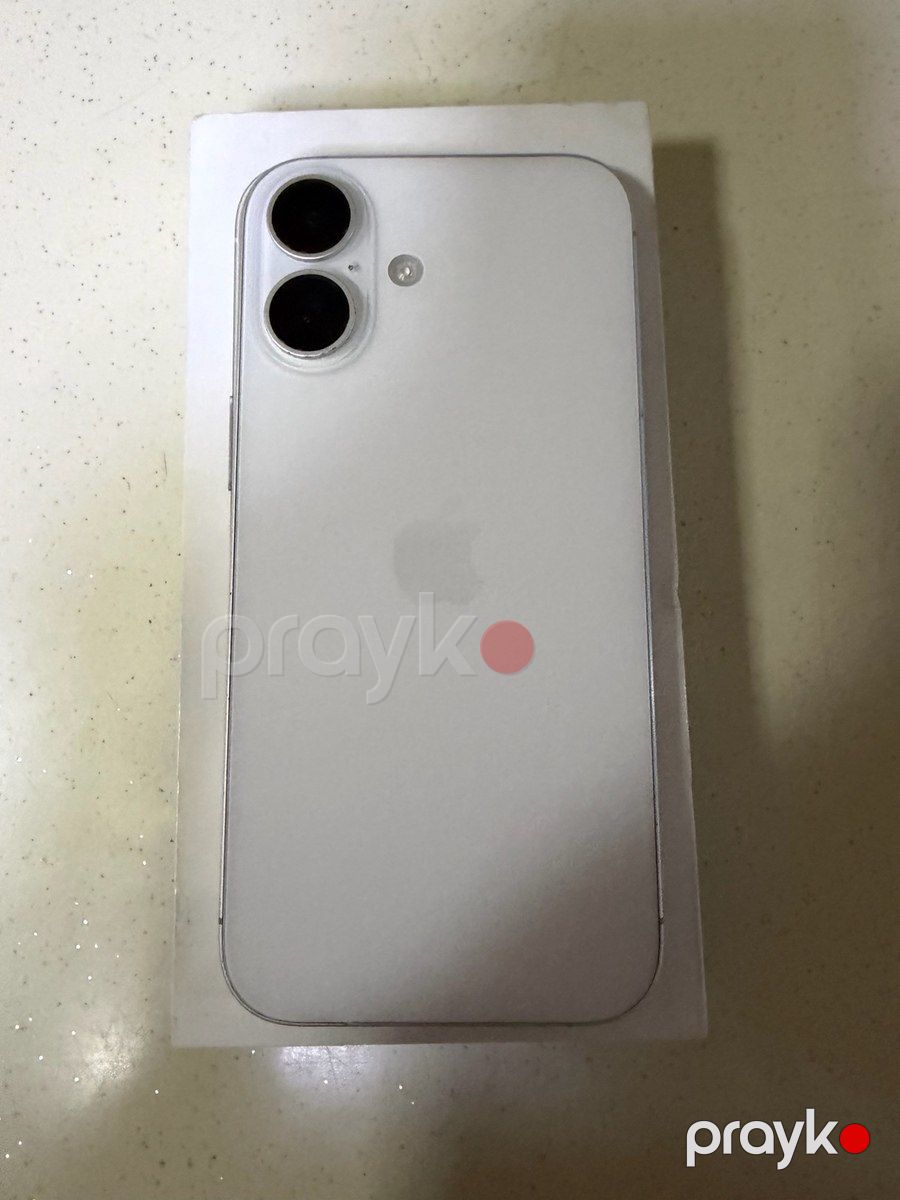 Apple iPhone 16 White 256GB/8GB — Smartfonlar, Bakı (2)