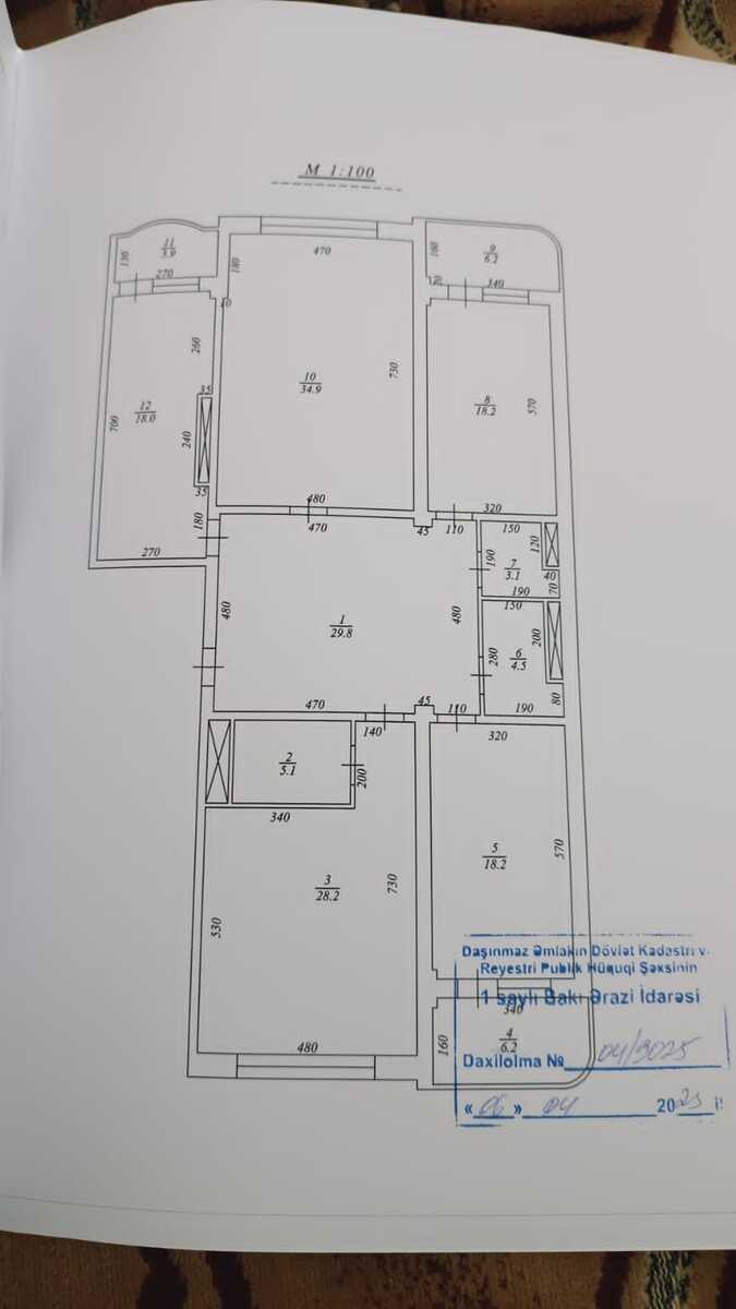 Satılır 4 otaqlı yeni tikili 180.5 m² — Mənzil, Bakı (4)