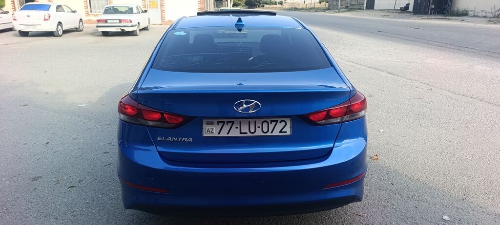Hyundai Elantra sedan – mavi rəng, Azərbaycanda dövlət qeydiyyat — Avto, Digah