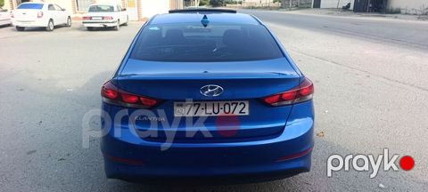 Hyundai Elantra sedan – mavi rəng, Azərbaycanda dövlət qeydiyyat