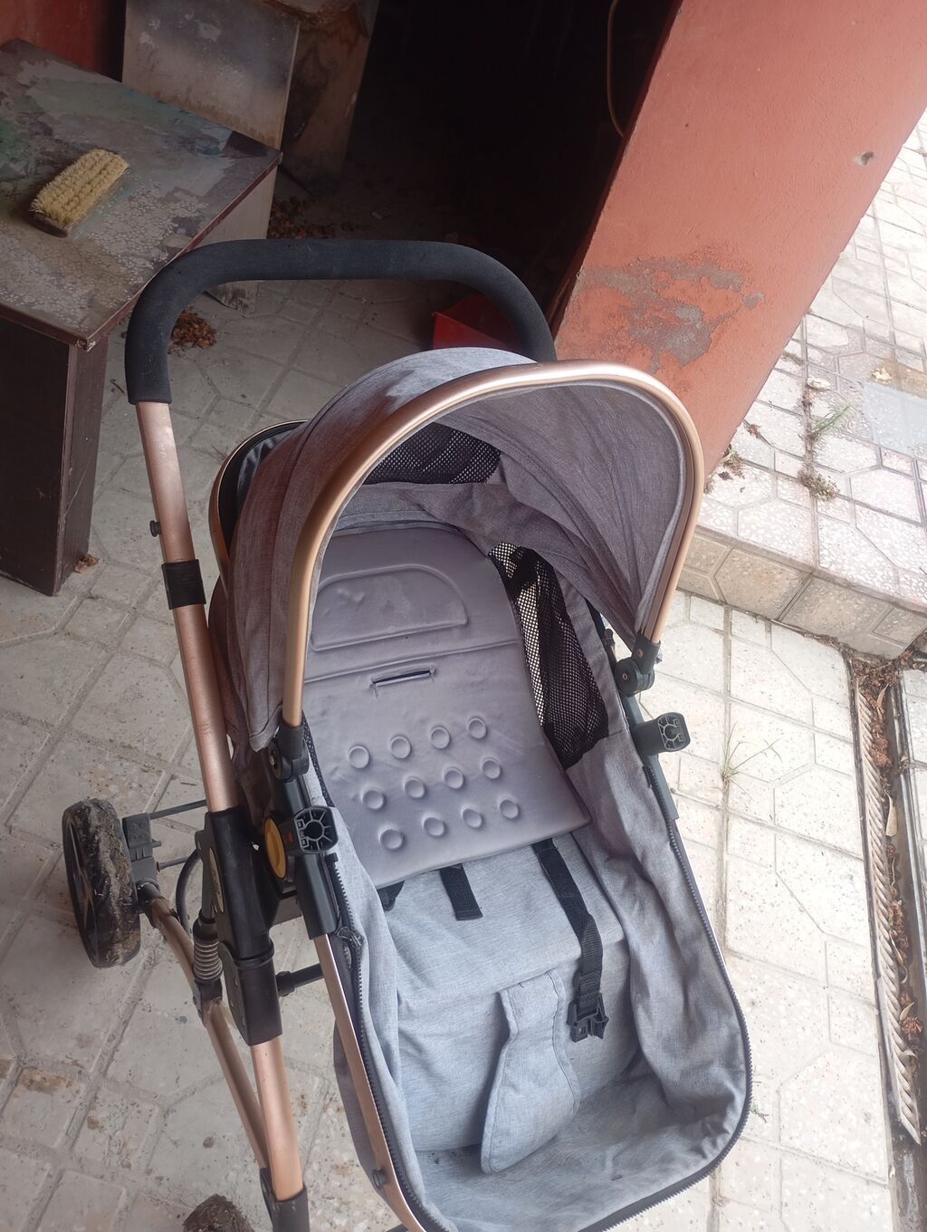 Uşaq arabası – çoxfunksiyalı, tənzimlənən və rahat dizayn - Rəng: boz — Uşaq nəqliyyatı, Bakı (3)
