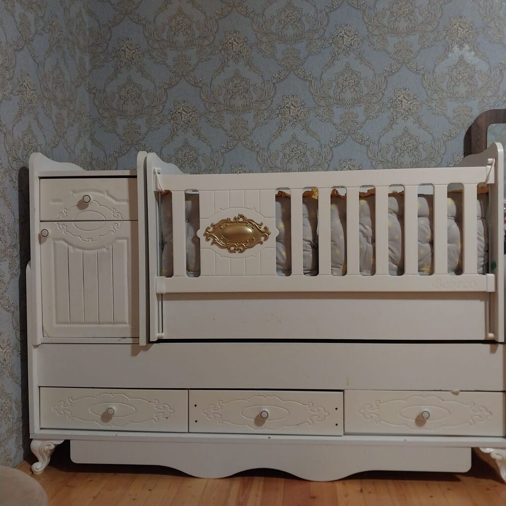 Uşaq beşiyi – transformasiya olunan model Hem Açılır Hem Kravat Olur — Mebel, Salyan