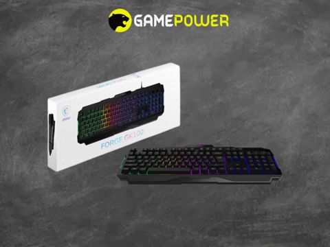 Klaviatura MSI Forge GK100 Black RGB — Bakı