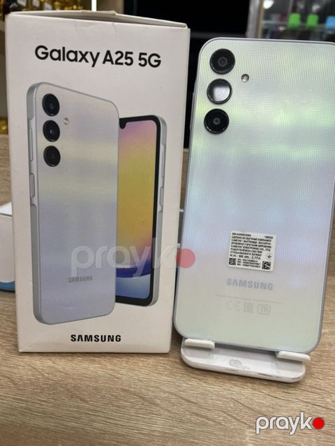 Samsung Galaxy A25, 128 GB, rəng - Ağ, Zəmanət, İki sim kartlı, Sənədlərlə