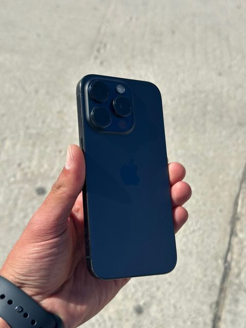 Apple iPhone 15 Pro Blue Titanium 128GB — Bakı