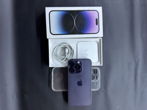 IPhone 14 Pro, 256 GB, Deep Purple, Zəmanət, Face ID, Sənədlərlə — Bakı