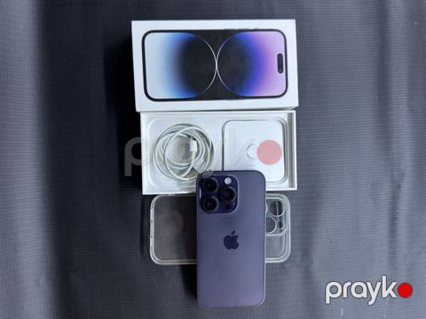 IPhone 14 Pro, 256 GB, Deep Purple, Zəmanət, Face ID, Sənədlərlə
