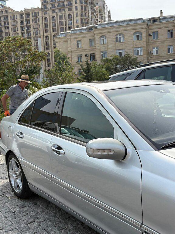 Mercedes C 200, 1.8 L, 2002 il, 365 000 km — Avtomobillər, Bakı (6)