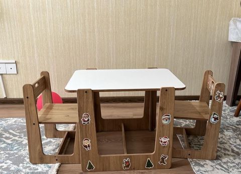 Stol və 2 stul. 65 azn satilir Tezedir. 5 yasa kimi usaq otura bilir — Mehdiabad