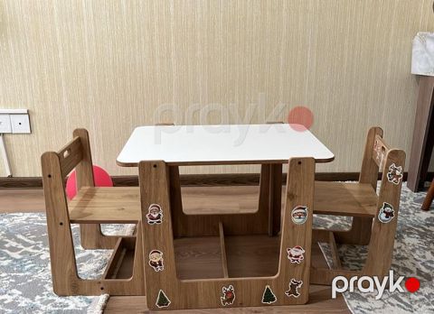 Stol və 2 stul. 65 azn satilir Tezedir. 5 yasa kimi usaq otura bilir — Mehdiabad