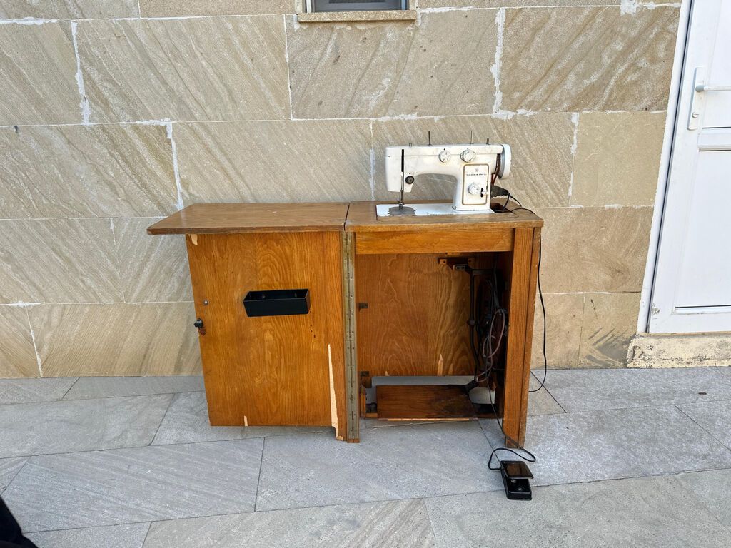 Tikiş maşını Chayka, İşlənmiş,Elektromexaniki, 2 saplı Ünvandan götürmə — Elektronika, Bakı (6)