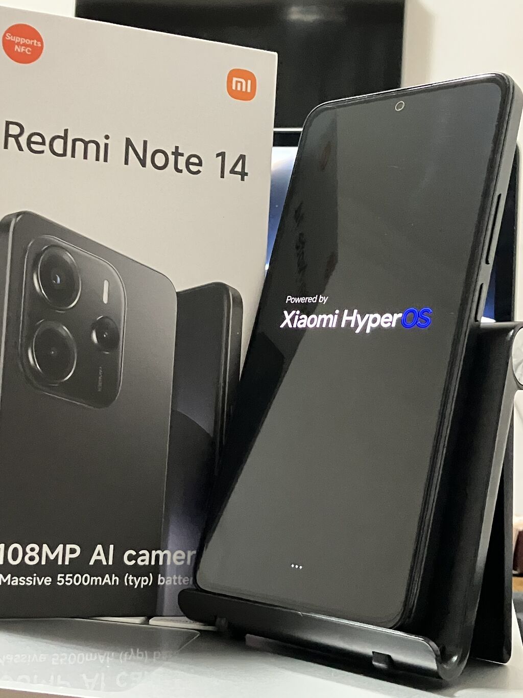 Redmi Note 14, 256 GB, rəng - Qara, Zəmanət, Düyməli, Sensor — Elektronika, Masazır (6)