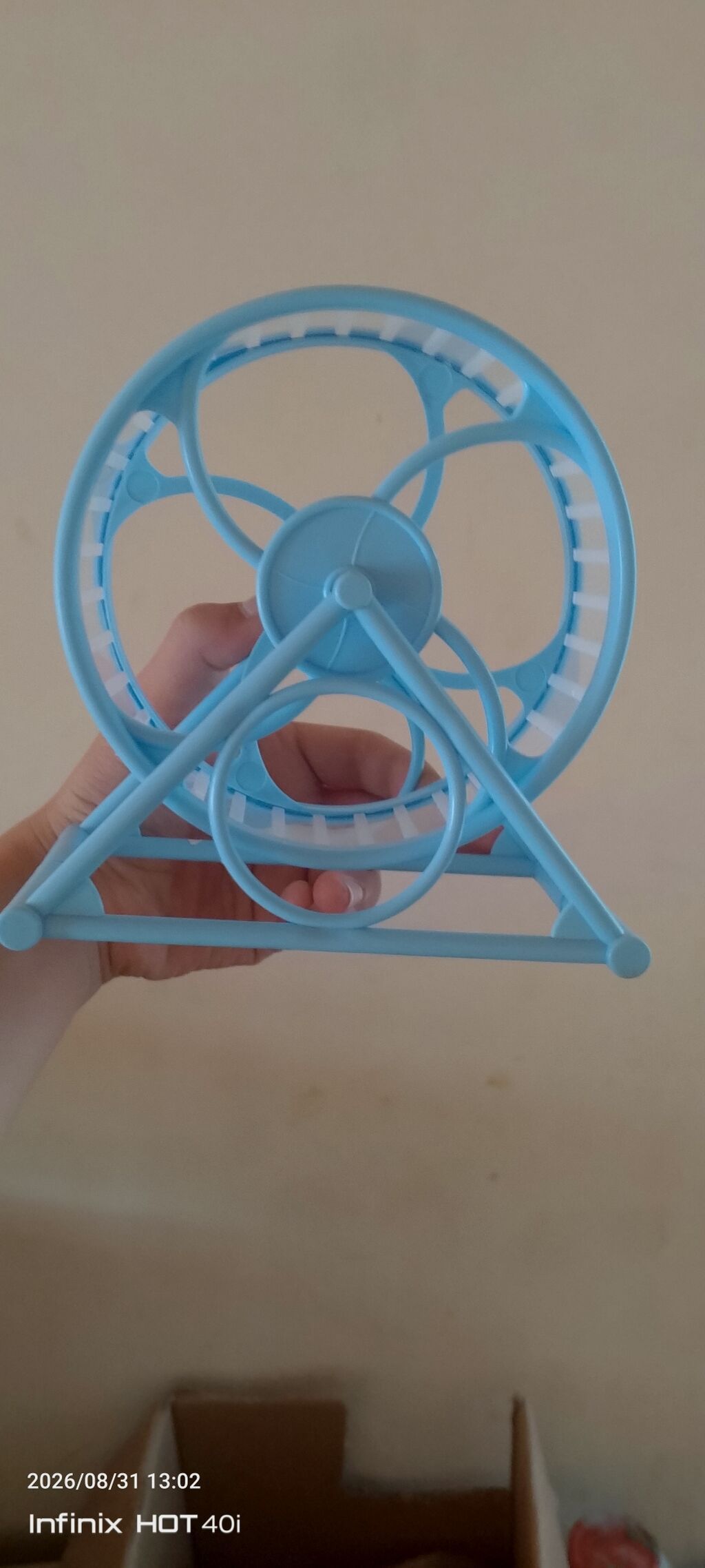 Hamster qaçış təkəri – sakit, dayanıqlı və yüngül - Material: möhkəm — Oyuncaqlar, Bakı (2)