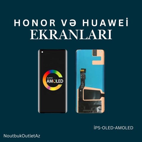 Huawei və Honor telefon ekranları — Bakı