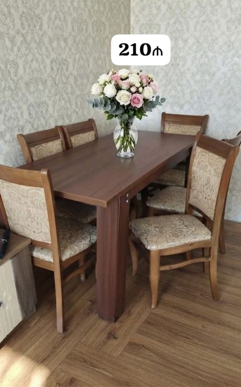 *210₼ Masa desti Satılır‼ 6oturacağı var UNVAN:-mehdiabad — Bakı