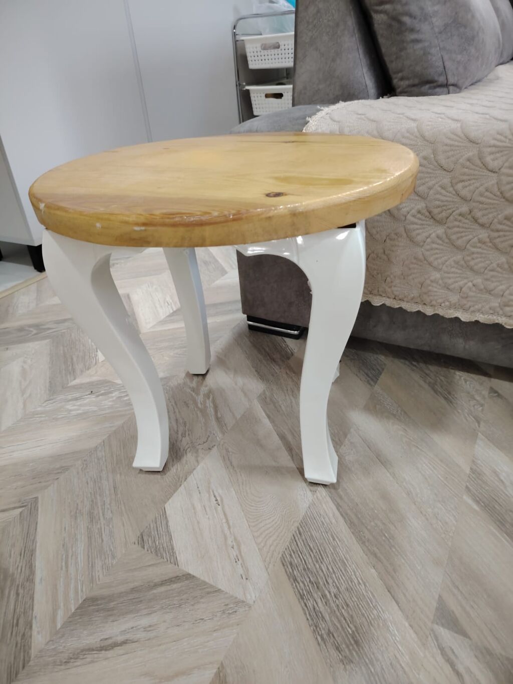 Metal karkaslı, təkərli çoxsəviyyəli səbət rəfi - 3 mərtəbəli — Mebel, Bakı (4)