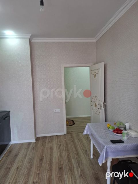 1 otaqlı mənzil – mətbəx-studiya tipli planlama. Geniş işıqlı