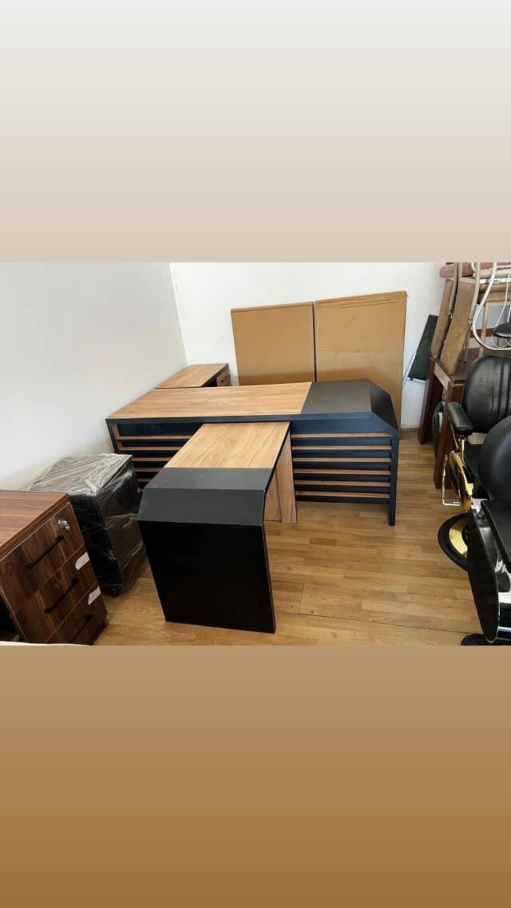 Yeni, Təkərli, Qolları tənzimlənir, Parça — Ofis mebeli, Bakı (4)