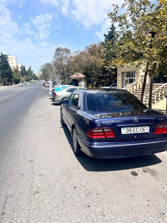 Mercedes E 270, 2.7 L, 2000 il, 450 000 km — Avtomobillər, Bakı (5)