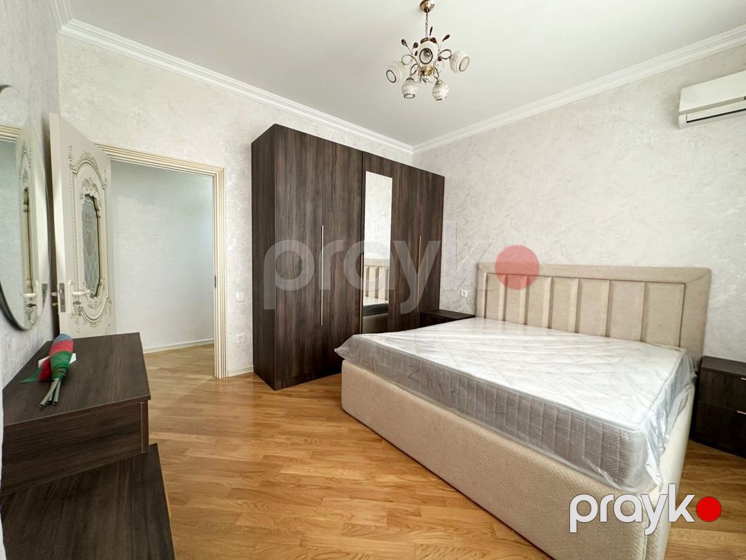 İcarəyə verilir 3 otaqlı yeni tikili 130 m² — Mənzil, Bakı (9)